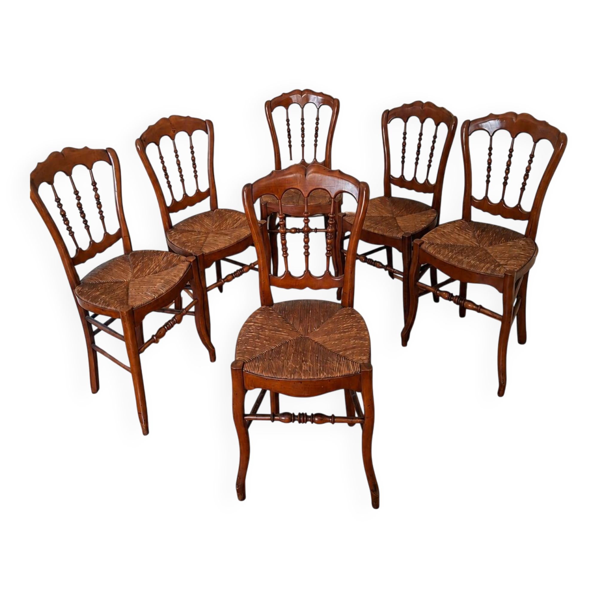 6 Napoleon III period chairs