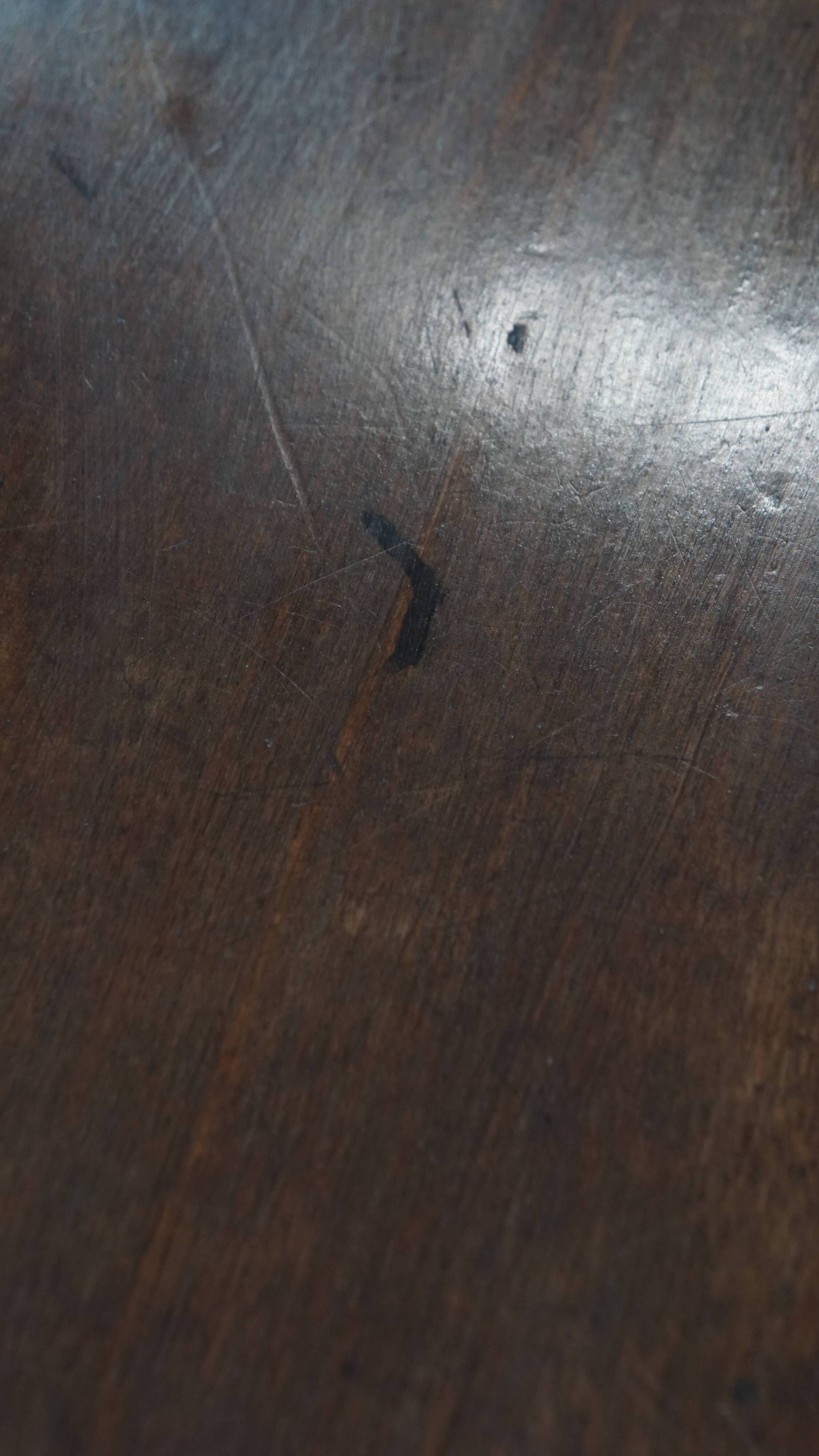 Table pivotante et inclinable en forme de cage à oiseaux, style anglais, du XVIIIe siècle