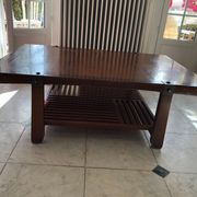 Large coffee table Roche Bobois "The Tea Route" – solid wood –