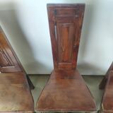 Renaissance moulded walnut chairs