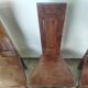 Renaissance moulded walnut chairs