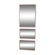 Triptych of modernist mirrors - 125x47cm