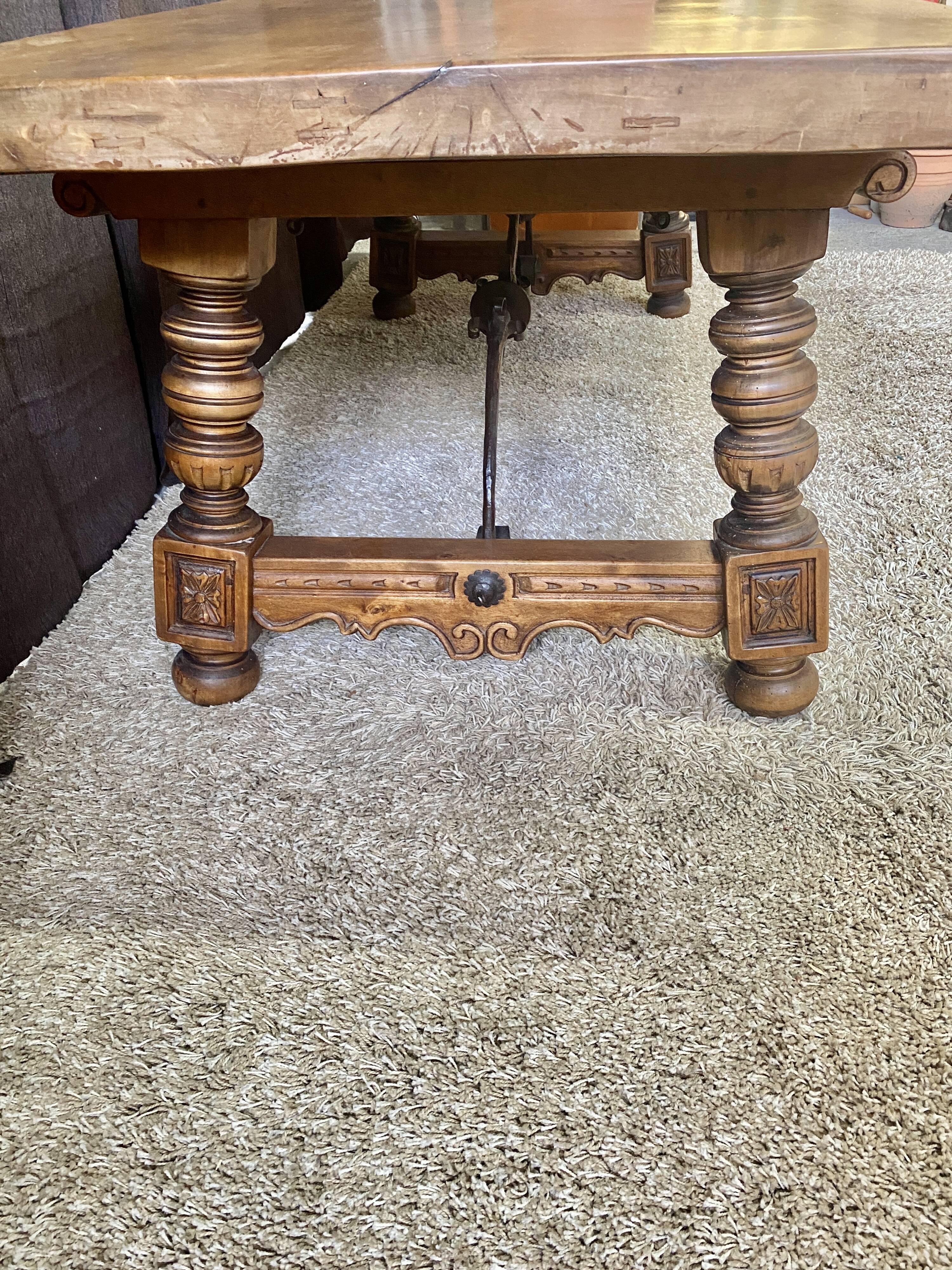 Spanish style dining table