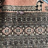 Vintage wool oriental rug - 245x157cm