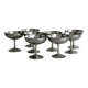 8 coupelles sur pied en inox Letang Remy