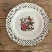 Assiettes à dessert vintage « Marquise »