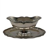 Set of 8 service pieces in silver metal Bruno Wiskemann style Louis XV 20th century