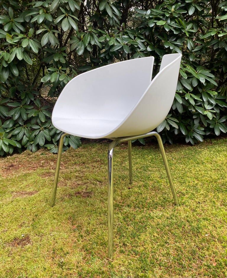 White Fjord Moroso Chairs by Patricia Urquiola, 2002, Set of 4