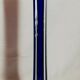 Old vintage blue glass vase