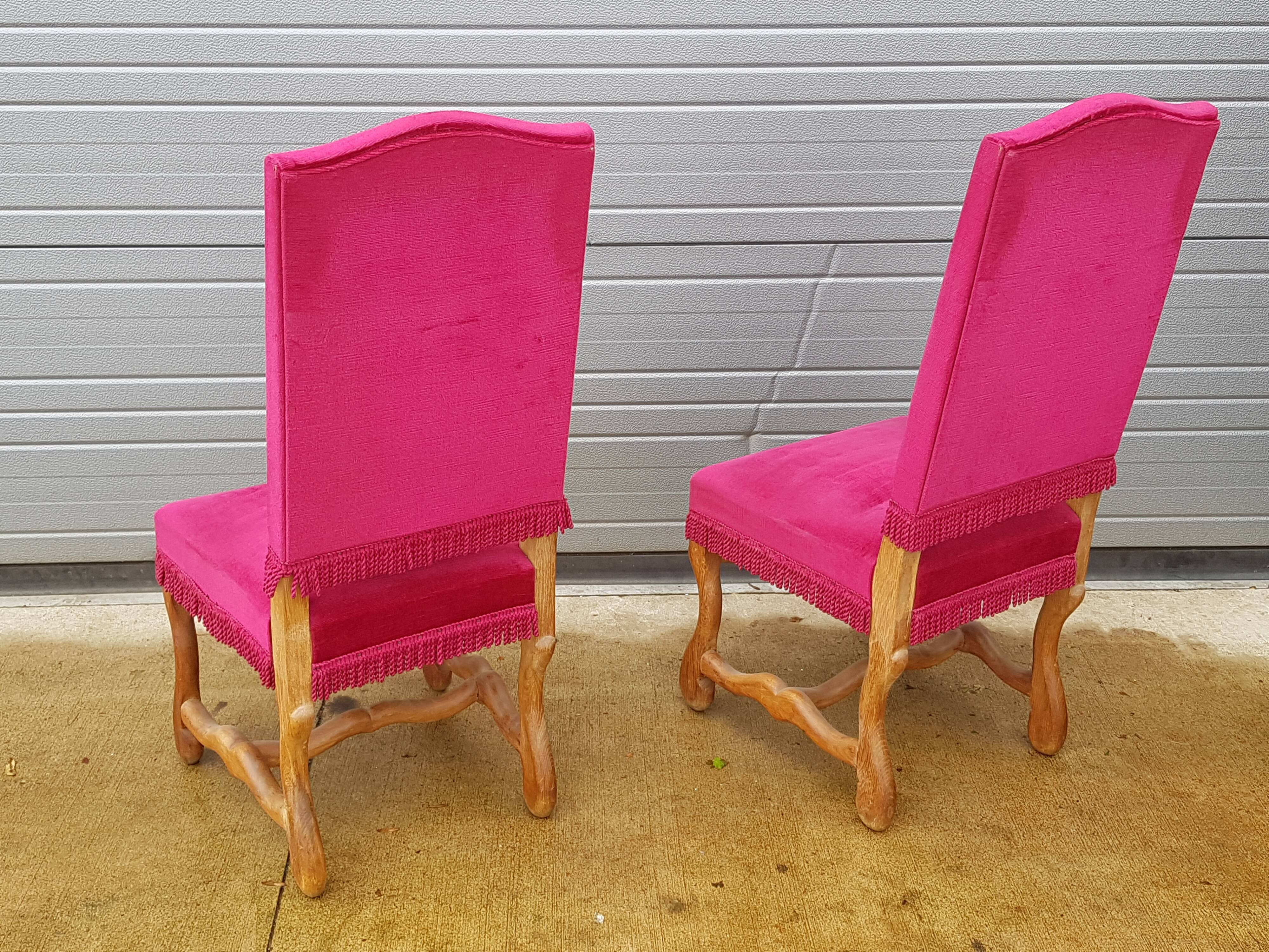 Solid oak chairs