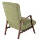 Knicos Armchair in Wengé with Green Upholstery | very rare dutch design