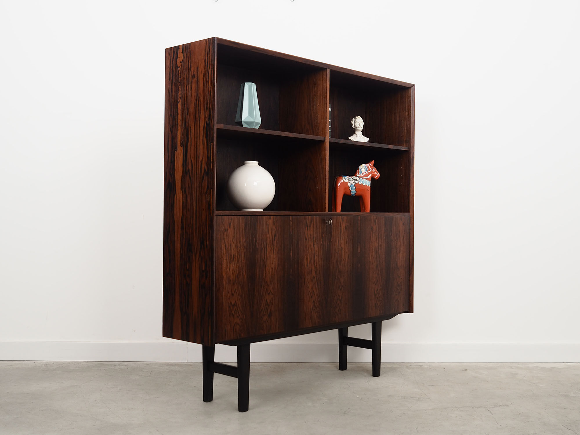Bibliothèque en palissandre, design danois, années 1960, réalisée par Brouers Møbelfabric