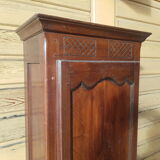 Massive walnut antique clock body