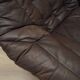 Leather swivel armchair, Danish design, 1960s, designer: H.W. Klein, manufacture: Bramin