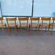Lot de 6 chaises de bistrot bar en bois