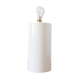 White ceramic lamp stand