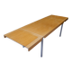Table à manger extensible des années 1980