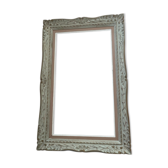 Old wooden wall frame