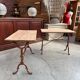 Paire de tables de bistrot début XXème