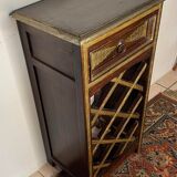 Stylish cabinet bottle rack