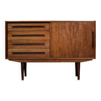 Vintage mid-century danish modern teak chest of drawers, 1960s