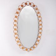 Hollywood Regency illuminated wall mirror 1960s Germany