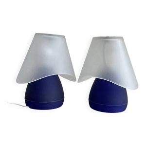 Paire de lampes Murano