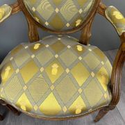 Paire de fauteuils louis xvi en bois sculpté, fin xixe siècle