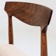 Set of two dining chairs in Scandinavian design.