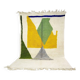 Off-white Moroccan rug with colorful patterns, 250cm x 150cm