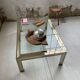 Brass chrome coffee table
