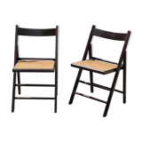 Folding chairs canage and wood