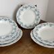 Set of 6 Maastricht earthenware soup plates, Clara model