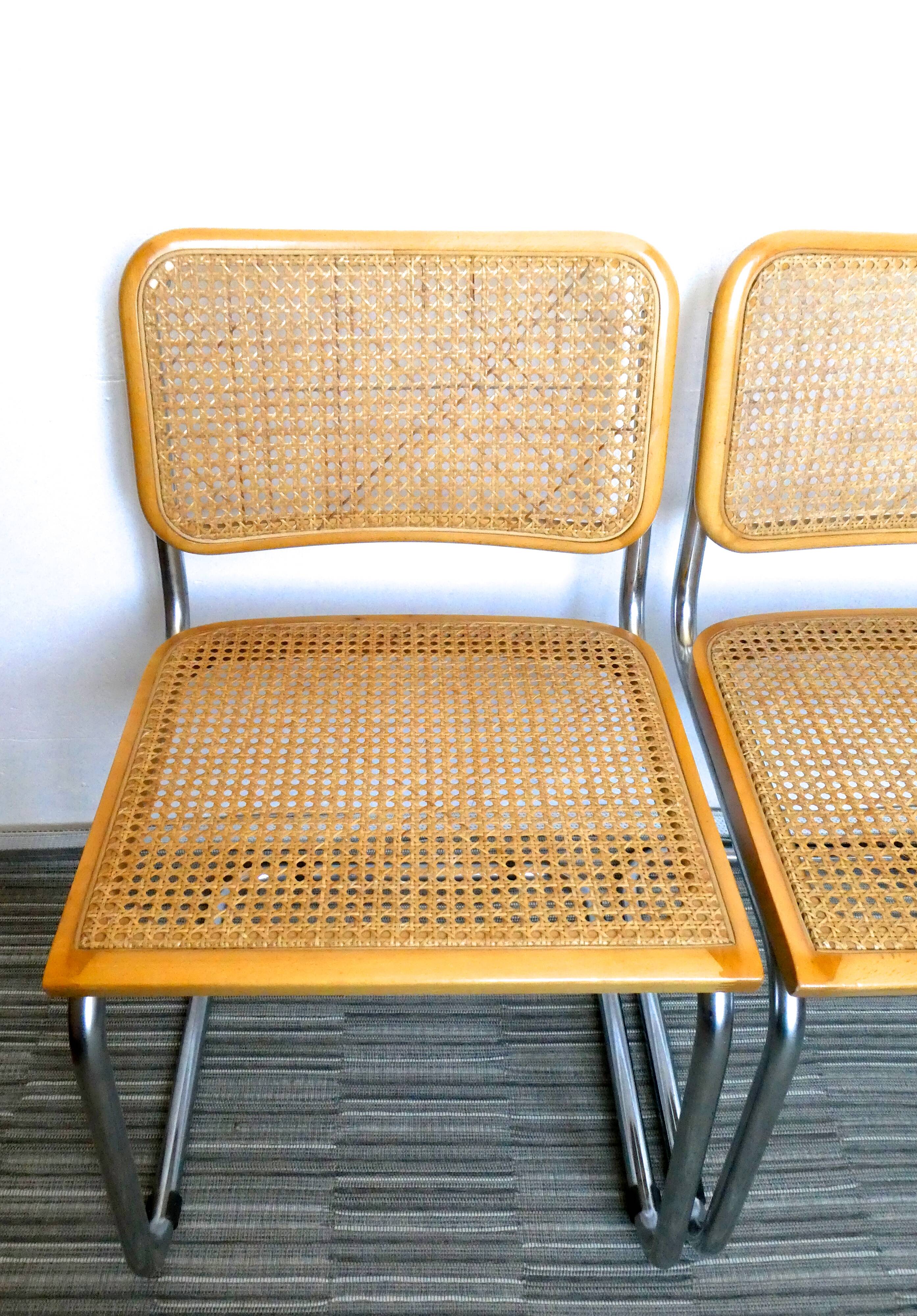Pair of chairs B32 by Marcel Breuer