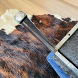 2 blue heaters - fabric and metal