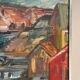 Original Mid Century Swedish Oil On Canvas – “Bohuslän” By Sara‑Lisa Ryd – Vintage & Framed – 48 × 57 Cm
