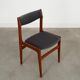 Set of six teak chairs, Danish design, 1960s, production: Denmark