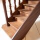 Model of an old wooden staircase, craftsmanship work.