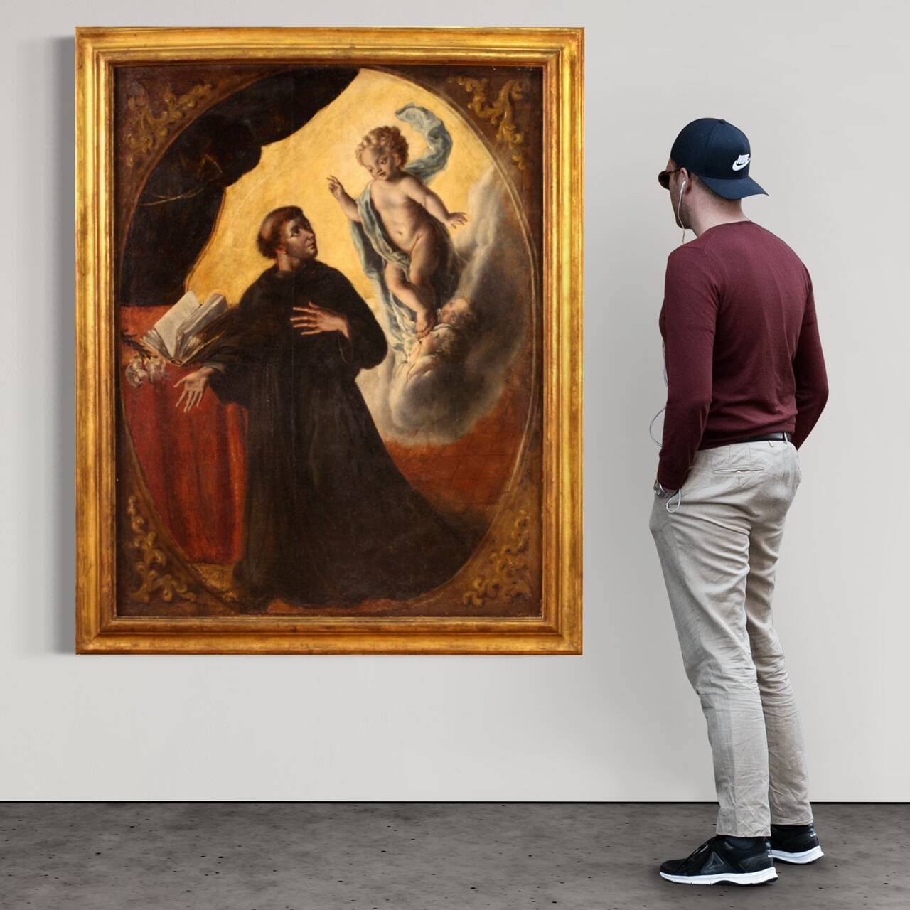 Peinture religieuse du XVIIIe siècle, Saint Antoine de Padoue.