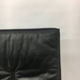 Mid-Century design black leather lounge chair by Ingmar Relling for Westnof