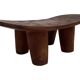 Vintage African hand-carved wooden Senufo stool bench design