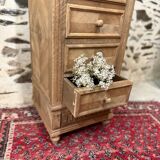 Petit meuble de rangement bois brut