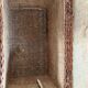 Old wicker transport trunk, early 20th century