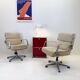 Eames "Ivory" armchair pair for Herman Miller – 1950s