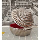 Boîte à bijoux vintage en forme de coquillage