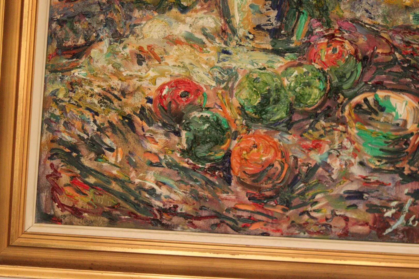 Still life with sunflowers by Gustaf Sjöö