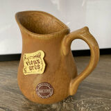 Stoneware milk pitcher