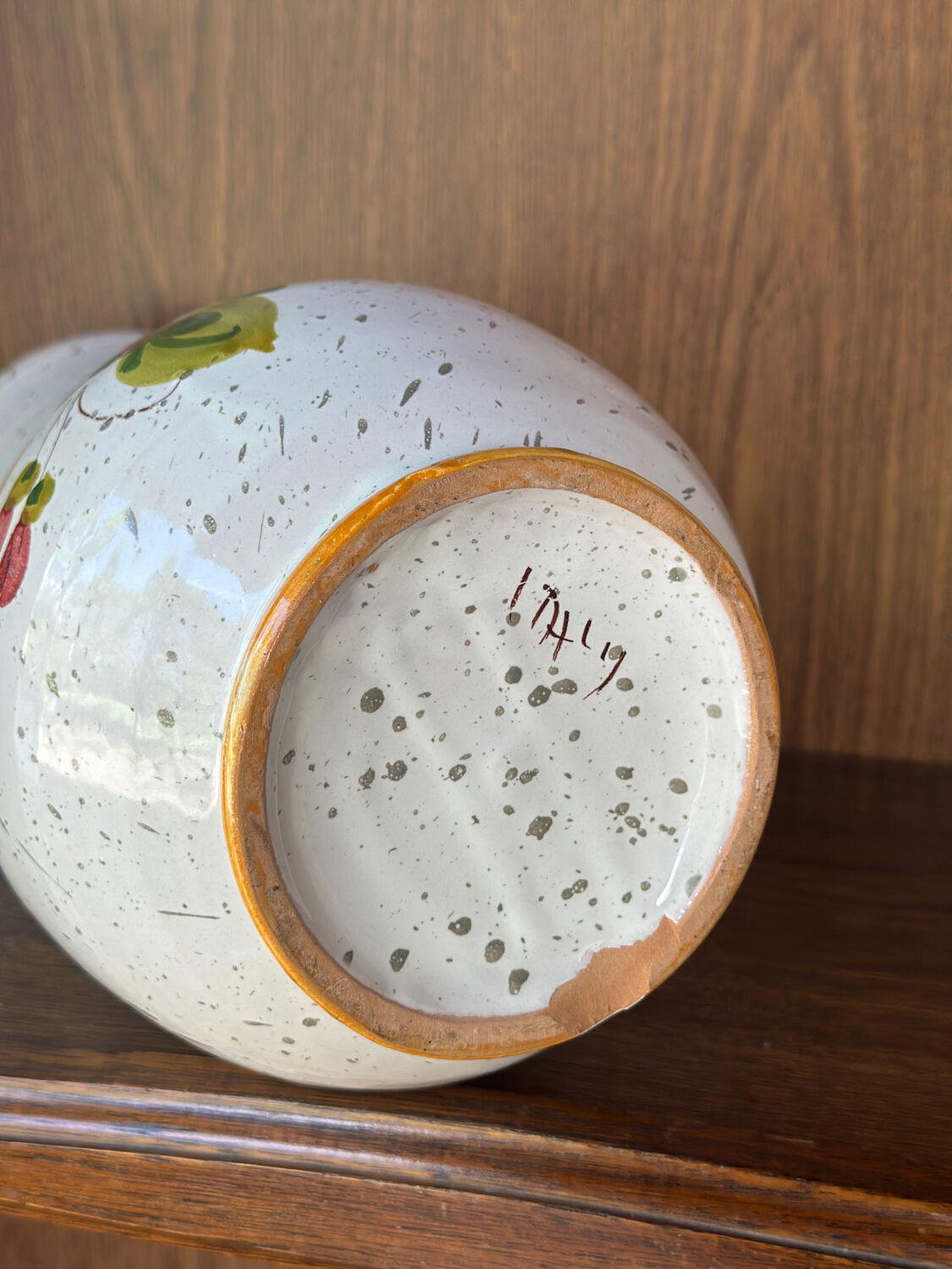 Vase en faïence Italienne