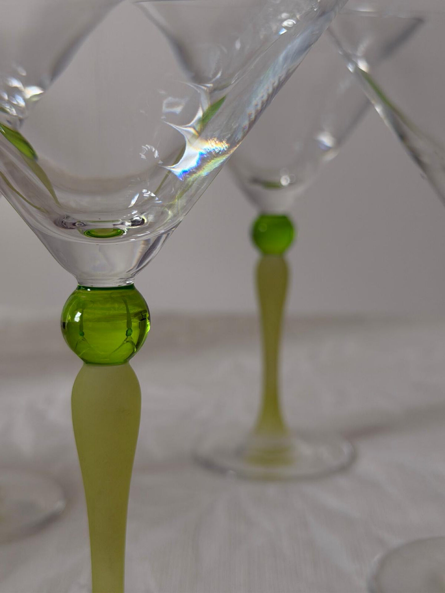 Lot verres à cocktails vintage