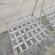 Pair of 19th century wrought iron garden chairs